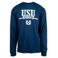 USU aggies u-state logo navy long sleeve unisex t-shirt